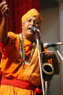 Baul Singer Performs