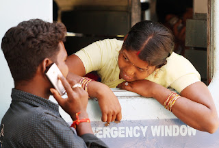 A Candid Glimpse: Love on the Platform