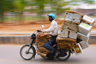 Overloaded Vehicle, The Precarious Balancing Act.